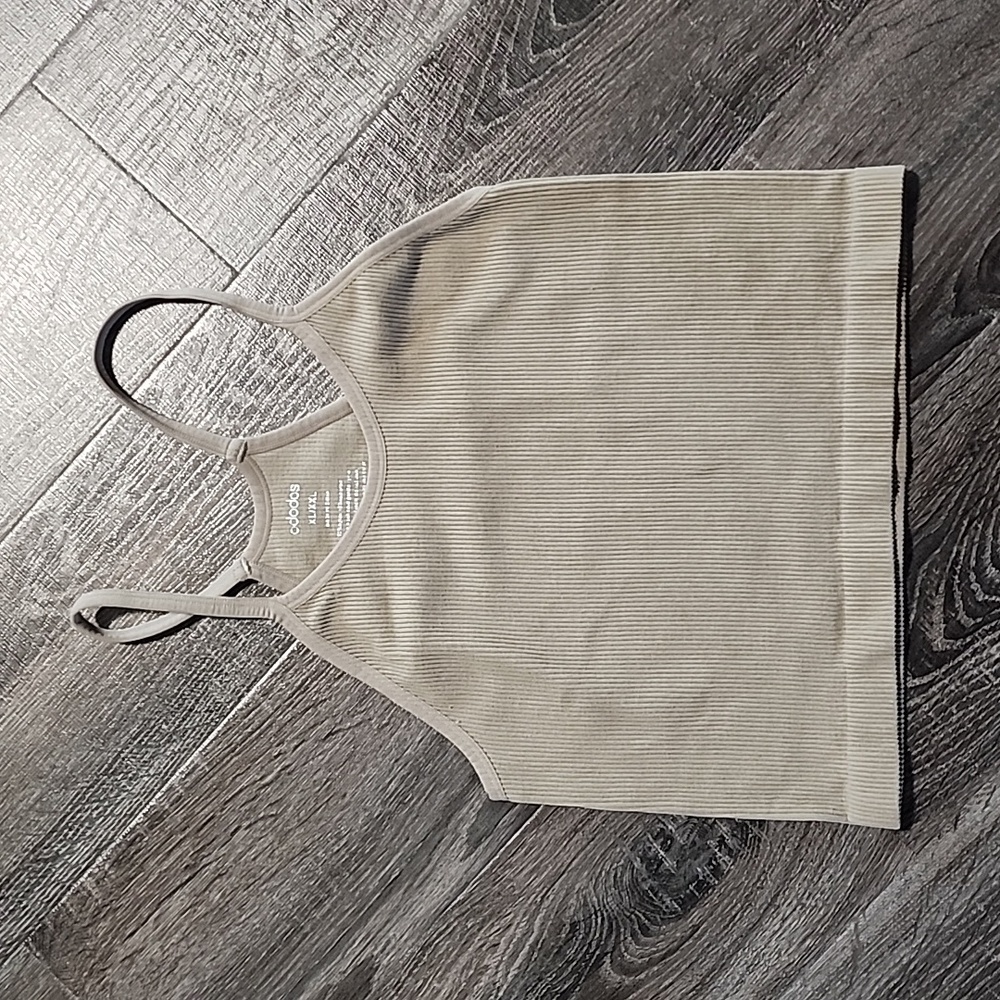 🦇 Ododos Seamless Ribbed Crop Camisole 🦇